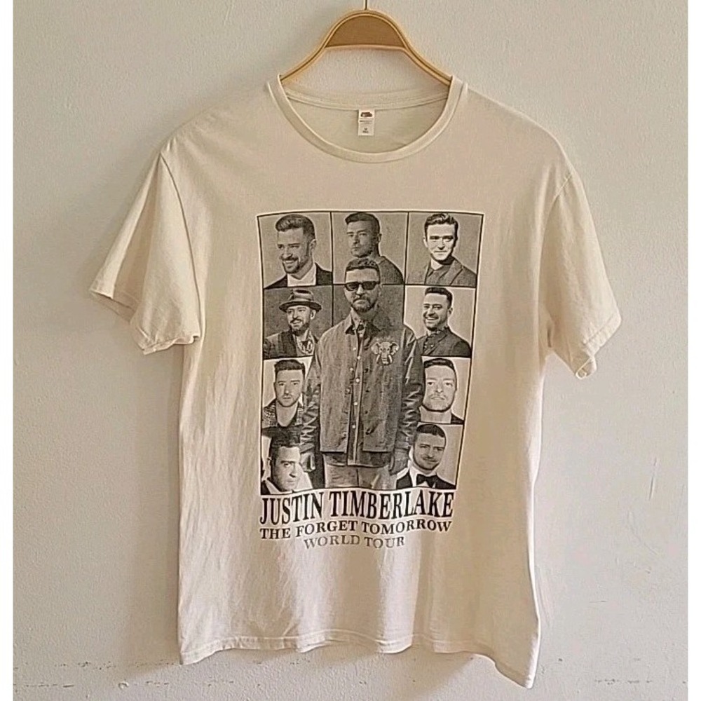 Justin Timberlake Forget Tomorrow World Tour 2024 Concert Band Tee T Shirt